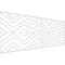 Ekena Millwork Set of Four Panels for 94 1/2"W x 36 1/4"H Gilcrest Fretwork Wainscot Wall Paneling WPKP18X01X47GCT - alternate 1